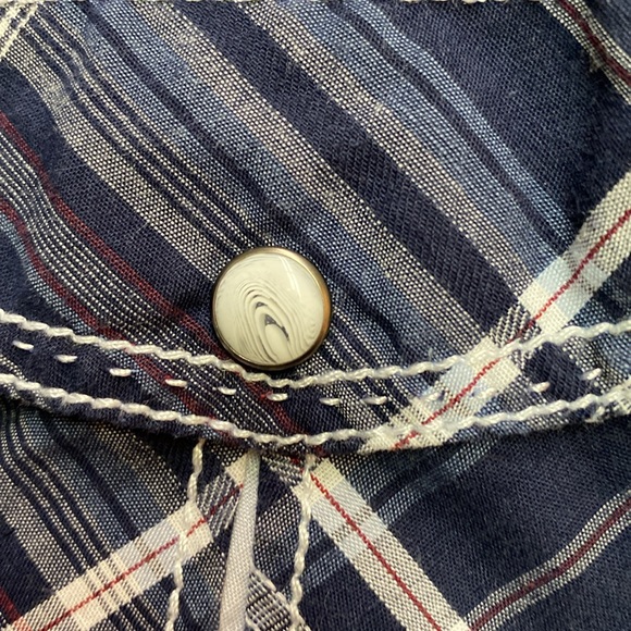 Various Artists - Long sleeve men’s plaid shirt. Size L - Picture 10 of 10